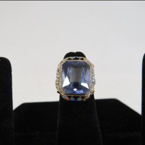 Vintage 14kt Ring with Blue Stone